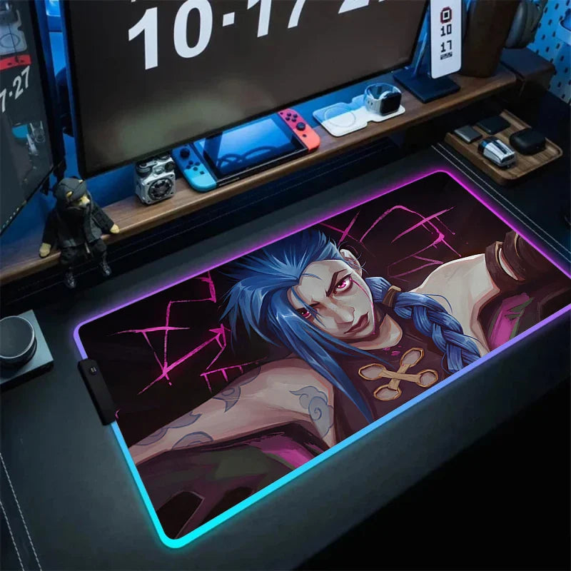 RGB Mouse Mat – Vibrant Colors, League of Legends - Eden of Clothes