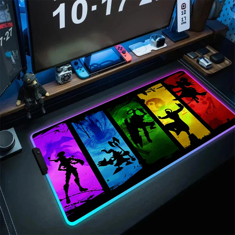RGB Mouse Mat – Vibrant Colors, League of Legends - Eden of Clothes