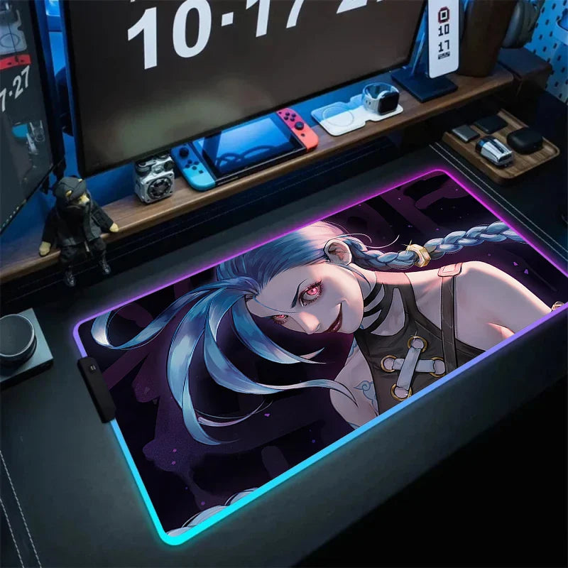 RGB Mouse Mat – Vibrant Colors, League of Legends - Eden of Clothes