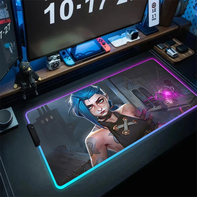 RGB Mouse Mat – Vibrant Colors, League of Legends - Eden of Clothes