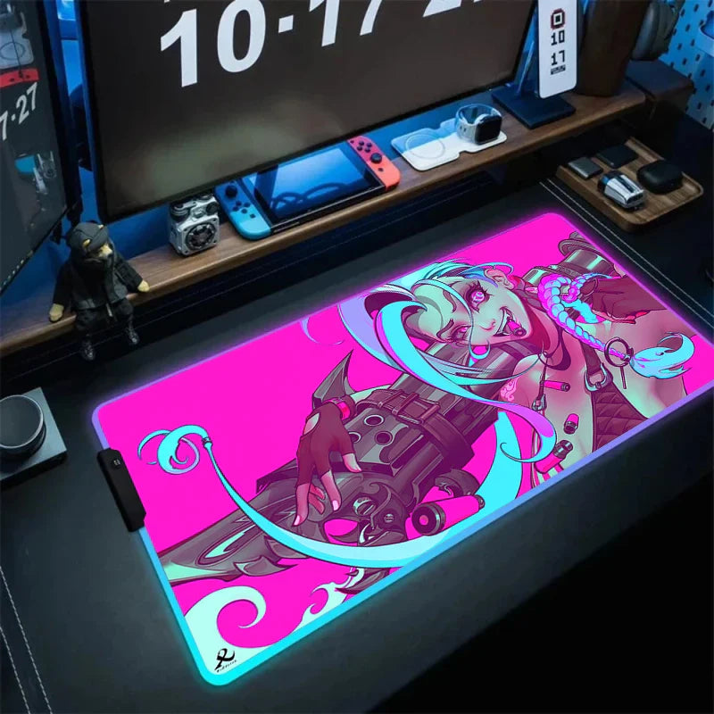 RGB Mouse Mat – Vibrant Colors, League of Legends - Eden of Clothes
