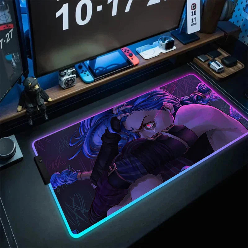 RGB Mouse Mat – Vibrant Colors, League of Legends - Eden of Clothes
