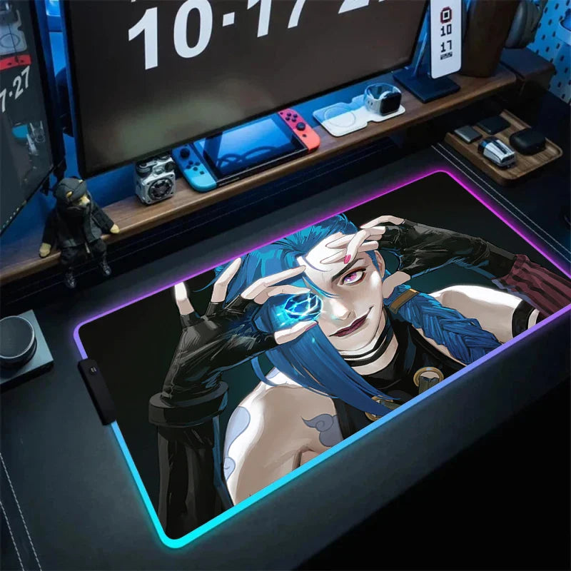 RGB Mouse Mat – Vibrant Colors, League of Legends - Eden of Clothes