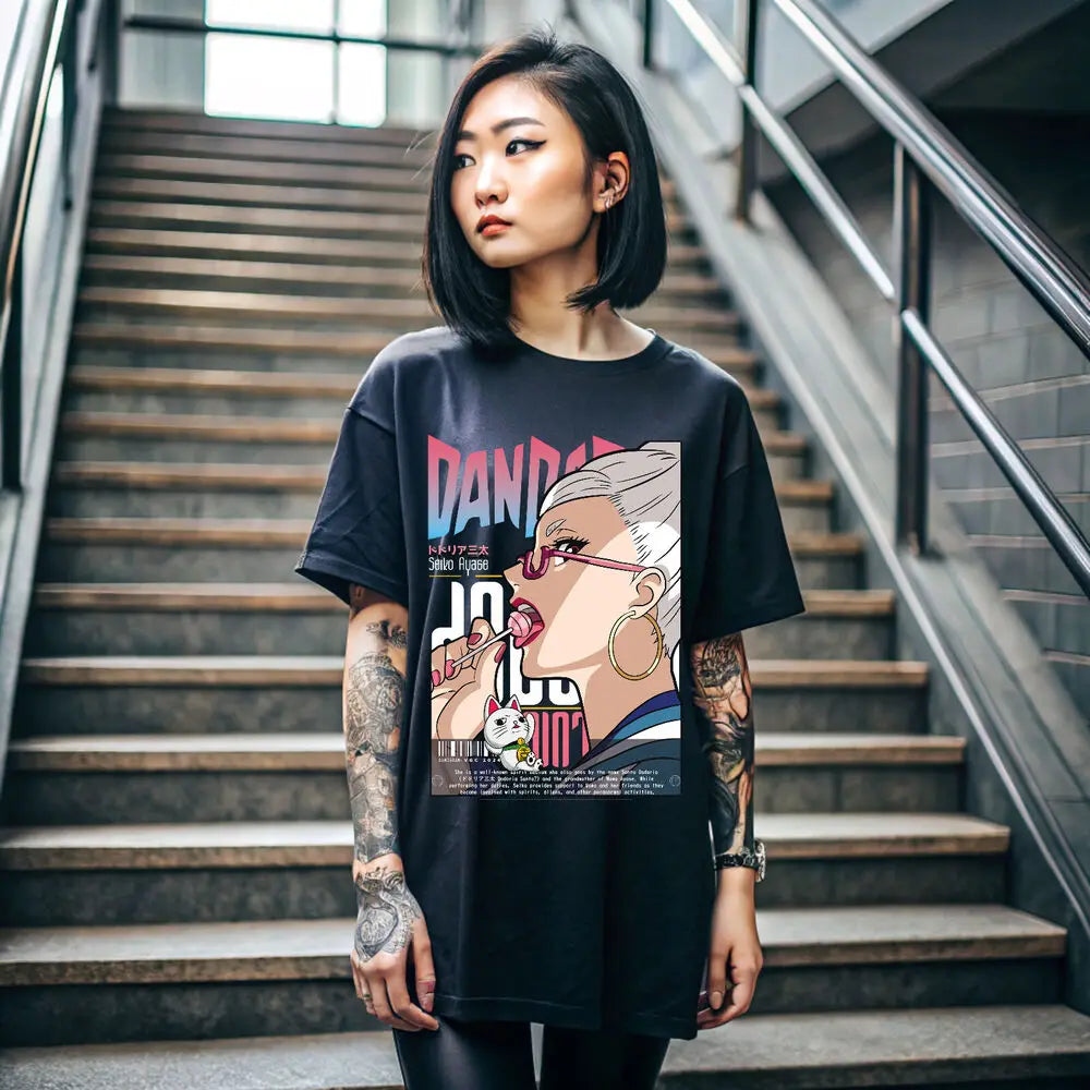 Seiko Ayase T-Shirt – Playful Style, Dandadan - Eden of Clothes
