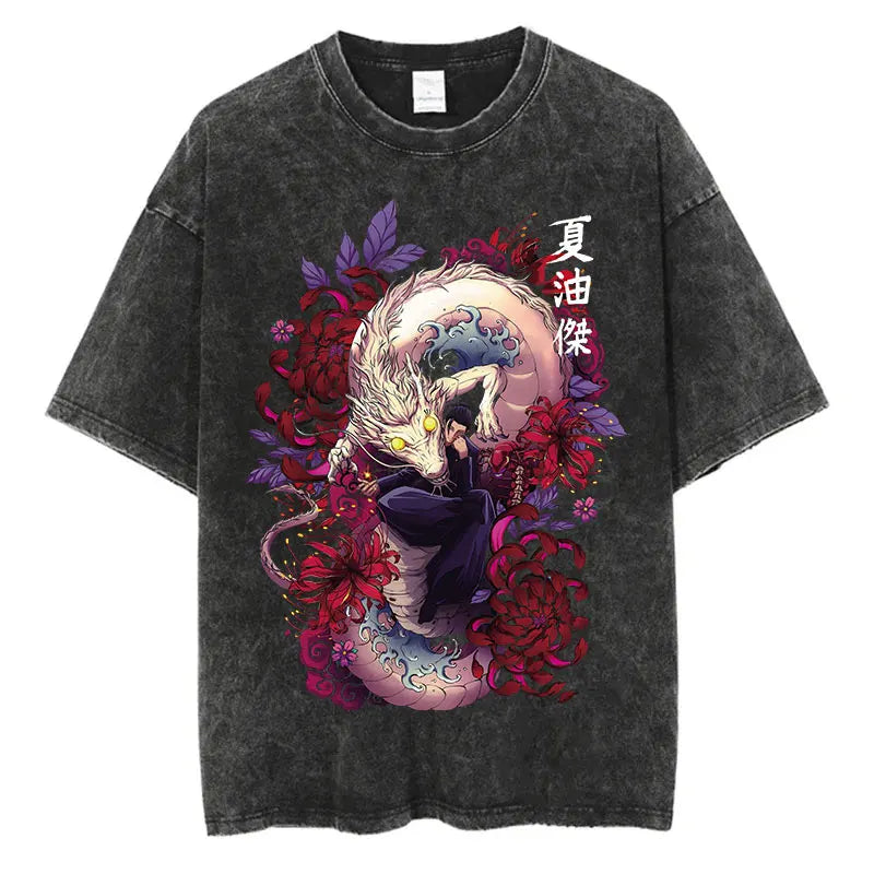 Acid Wash T-Shirt – Retro Vibes, Short Sleeve - Eden of Clothes