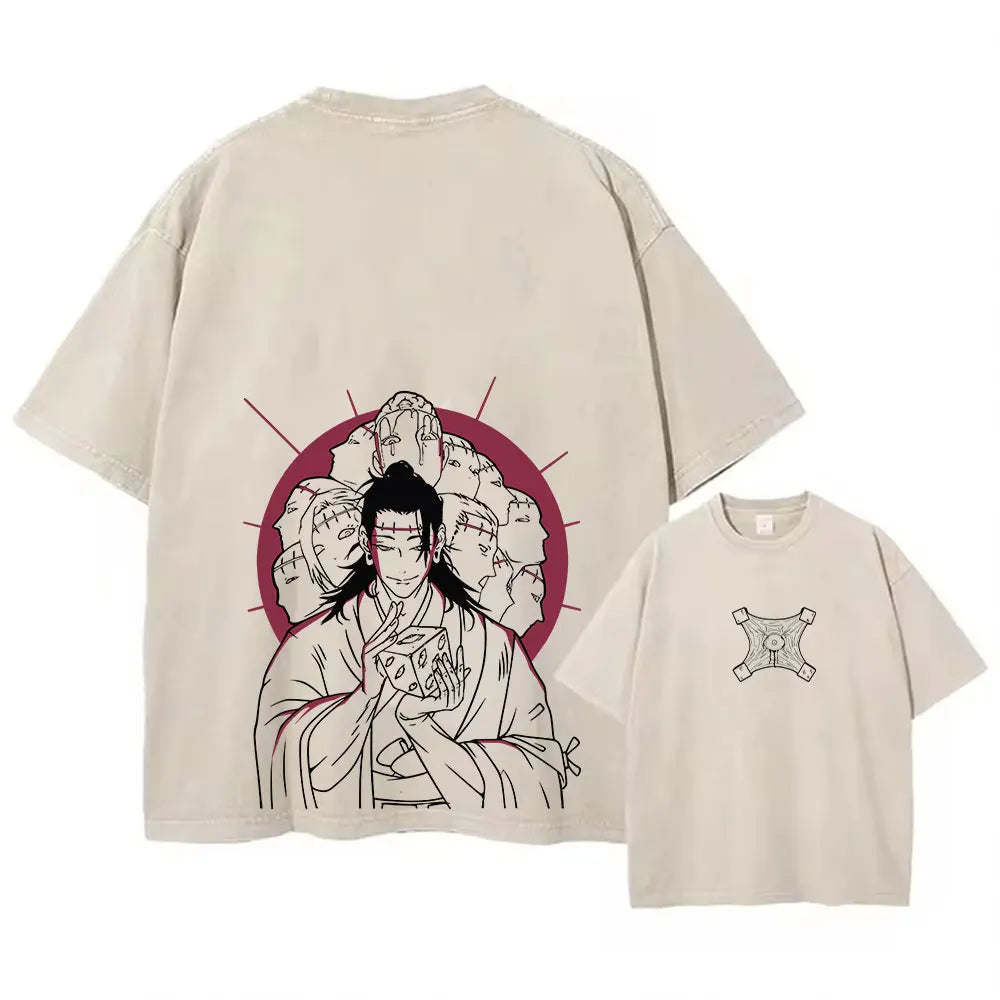 Acid Wash T-Shirt – Retro Vibes, Short Sleeve - Eden of Clothes