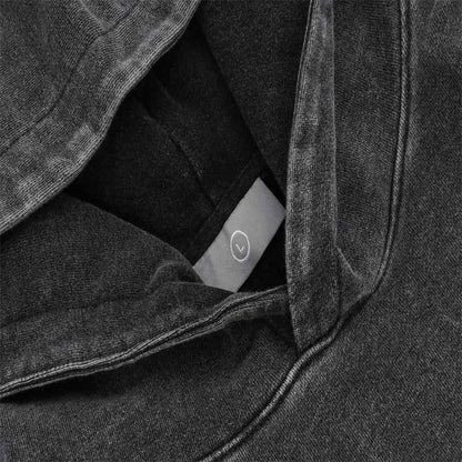 Spring and Autumn animation attack Titan pure cotton hoodie hip hop long sleeve casual street clothing acid-washed sweatshirt