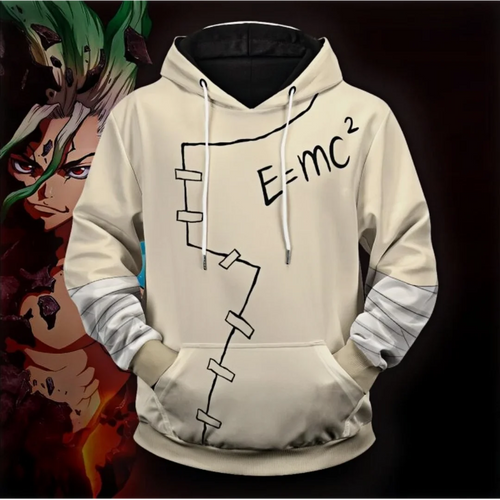 Dr. Stone Hoodie - Funny Cosplay Pullover, Harajuku Street Tops