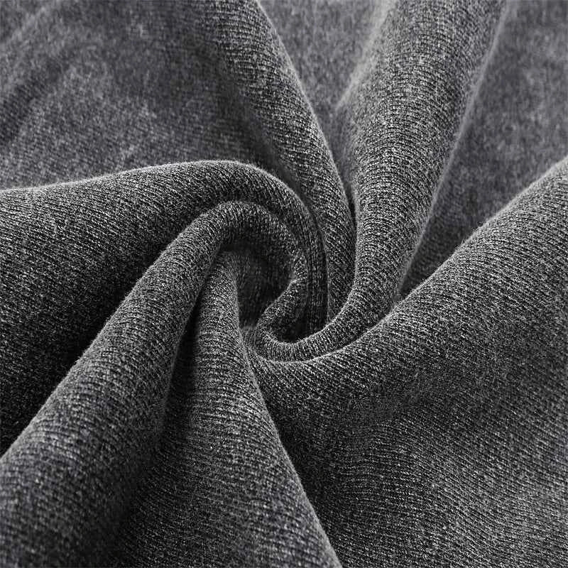 Spring and Autumn animation attack Titan pure cotton hoodie hip hop long sleeve casual street clothing acid-washed sweatshirt