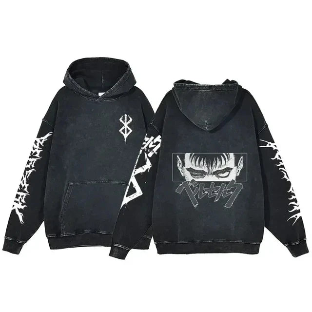 Guts Hoodie – Washed, Berserk Eden of Clothes 