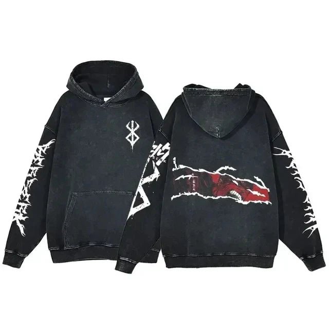 Guts Hoodie – Washed, Berserk Eden of Clothes 