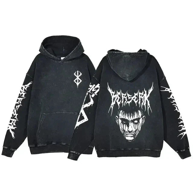 Guts Hoodie – Washed, Berserk Eden of Clothes 