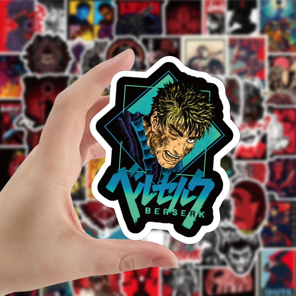 Berserk Sticker Set – Iconic Manga Designs, Multi-Piece Collection Eden of Clothes 
