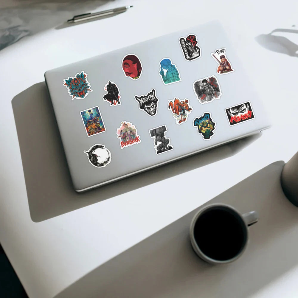 Berserk Sticker Set – Iconic Manga Designs, Multi-Piece Collection Eden of Clothes 