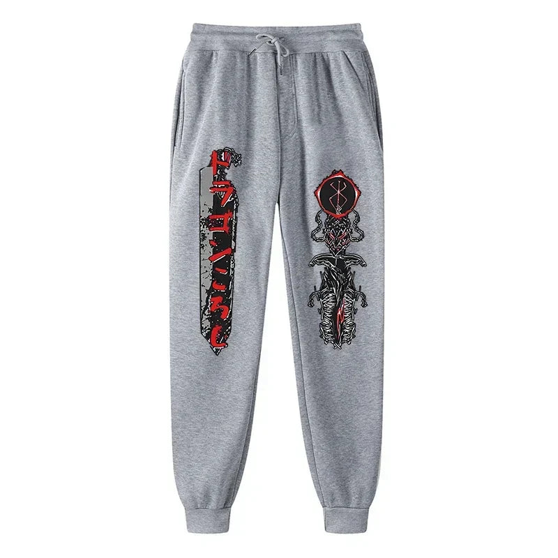 Berserk Sweatpants – Unisex, Anime Style, Guts Design Eden of Clothes 