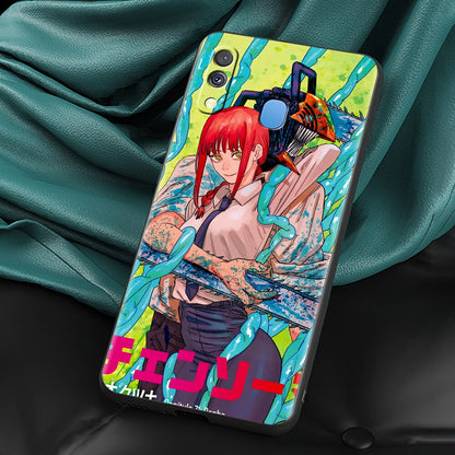 Anime Chainsaw Man Silicone Case For Samsung Galaxy phone case Samsung 