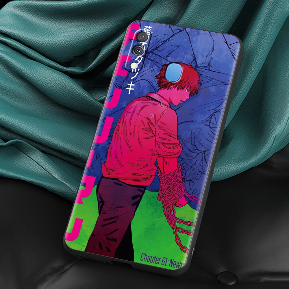 Anime Chainsaw Man Silicone Case For Samsung Galaxy phone case Samsung 