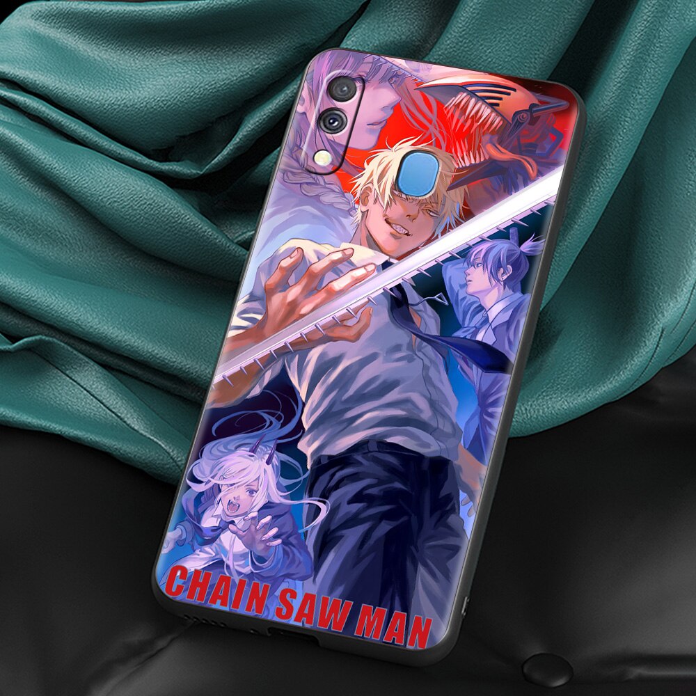 Anime Chainsaw Man Silicone Case For Samsung Galaxy phone case Samsung 