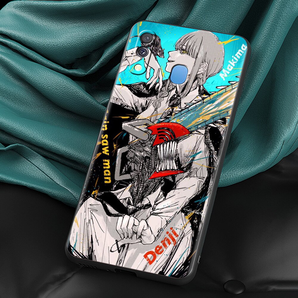 Anime Chainsaw Man Silicone Case For Samsung Galaxy phone case Samsung 