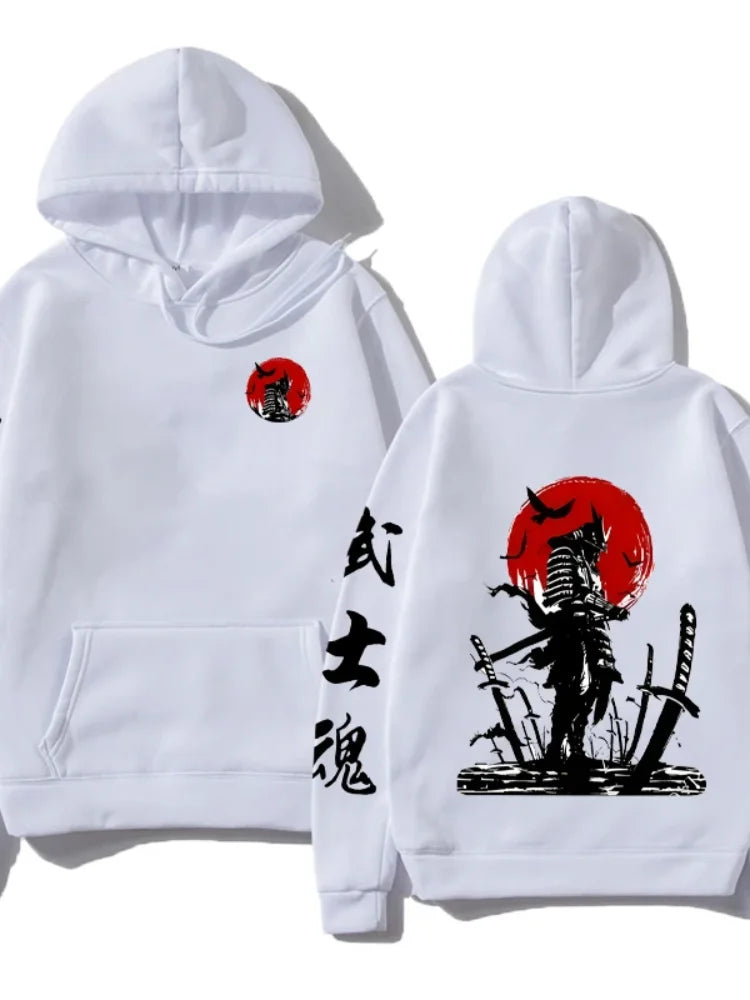 Dark Samurai Hoodie – Japanese Design, Anime Eden of Clothes 