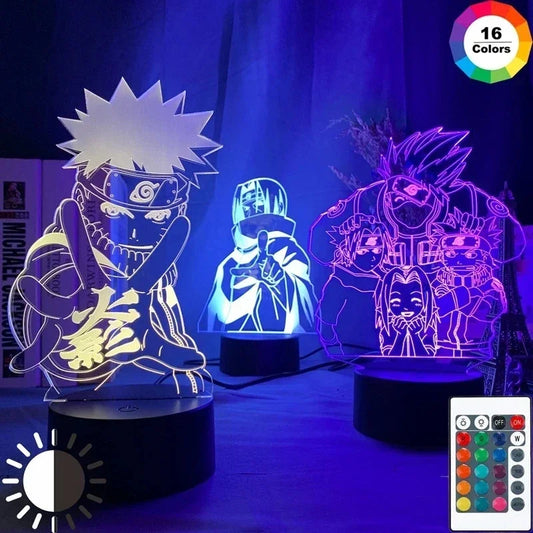 LED Night Light – Adjustable Brightness, Naruto - Eden of Clothes