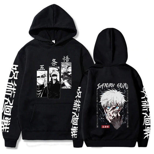 Character Print Sweatshirt – Graphic Design, Manga Style Eden of Clothes 
