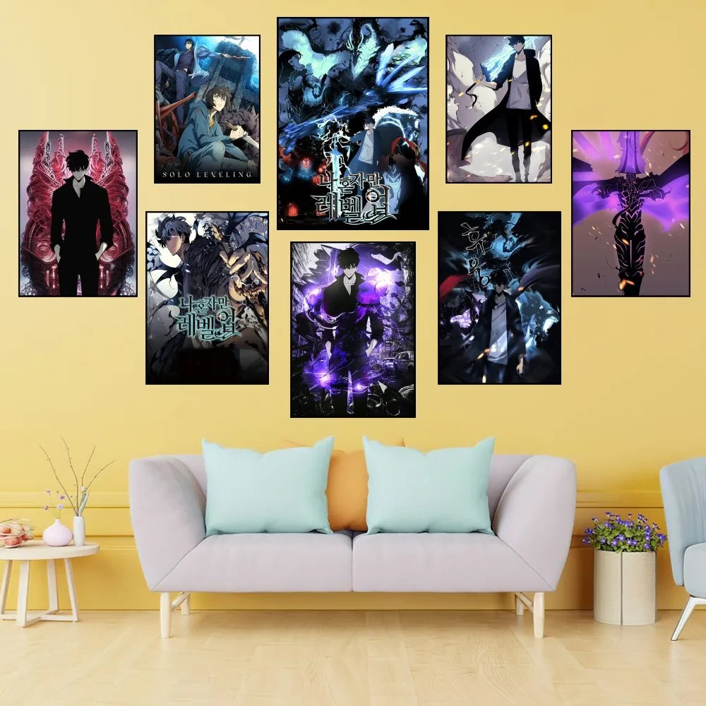 Solo Leveling Poster – Dynamic Wall Art for Anime Fans Eden of Clothes 