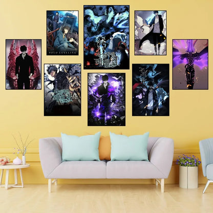 Solo Leveling Poster – Dynamic Wall Art for Anime Fans Eden of Clothes 