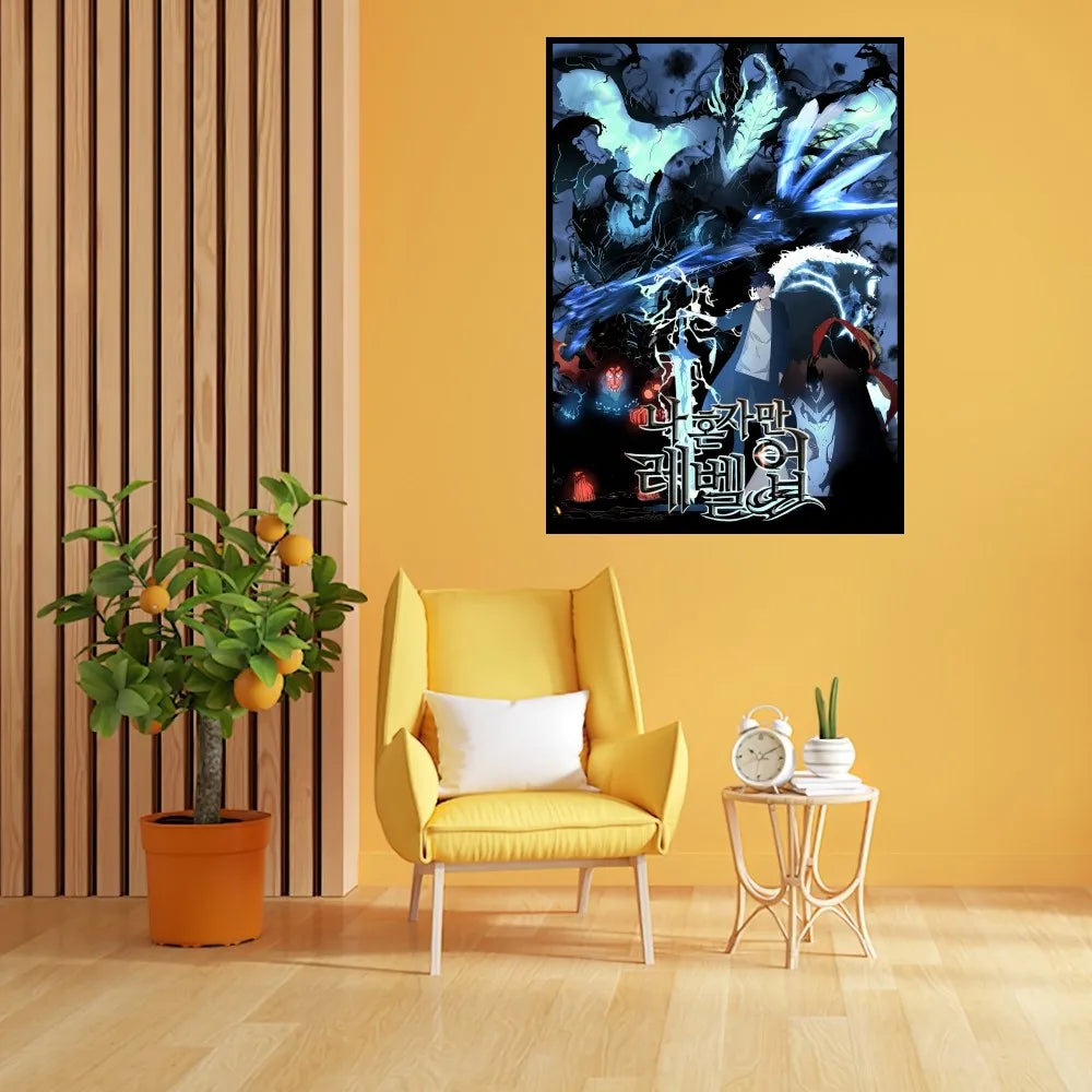 Solo Leveling Poster – Dynamic Wall Art for Anime Fans Eden of Clothes 