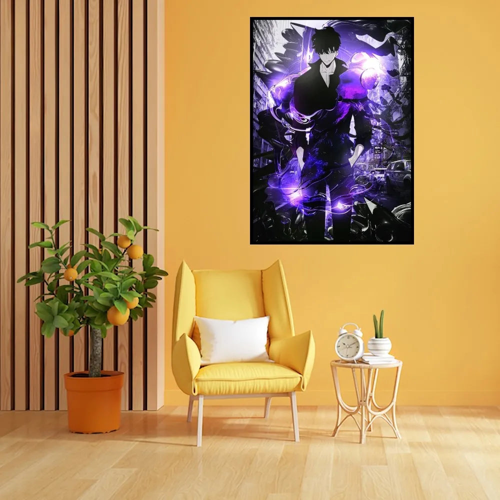 Solo Leveling Poster – Dynamic Wall Art for Anime Fans Eden of Clothes 