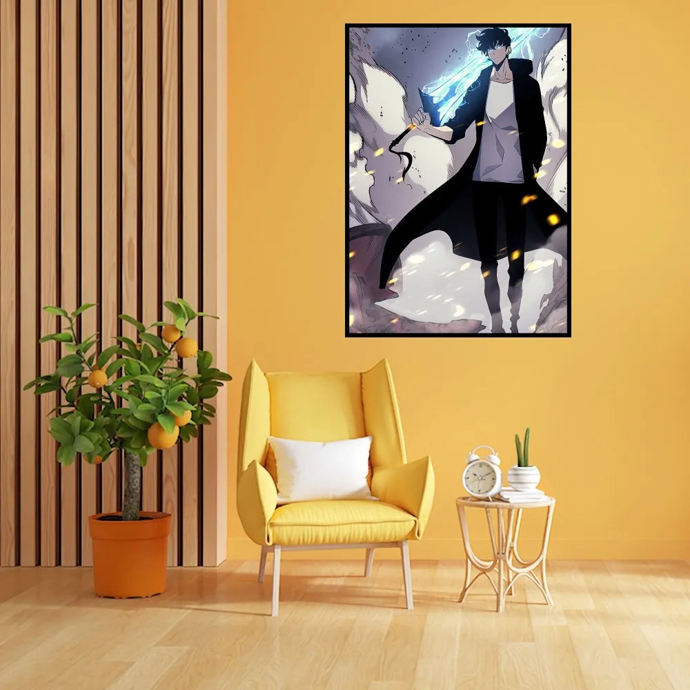 Solo Leveling Poster – Dynamic Wall Art for Anime Fans Eden of Clothes 