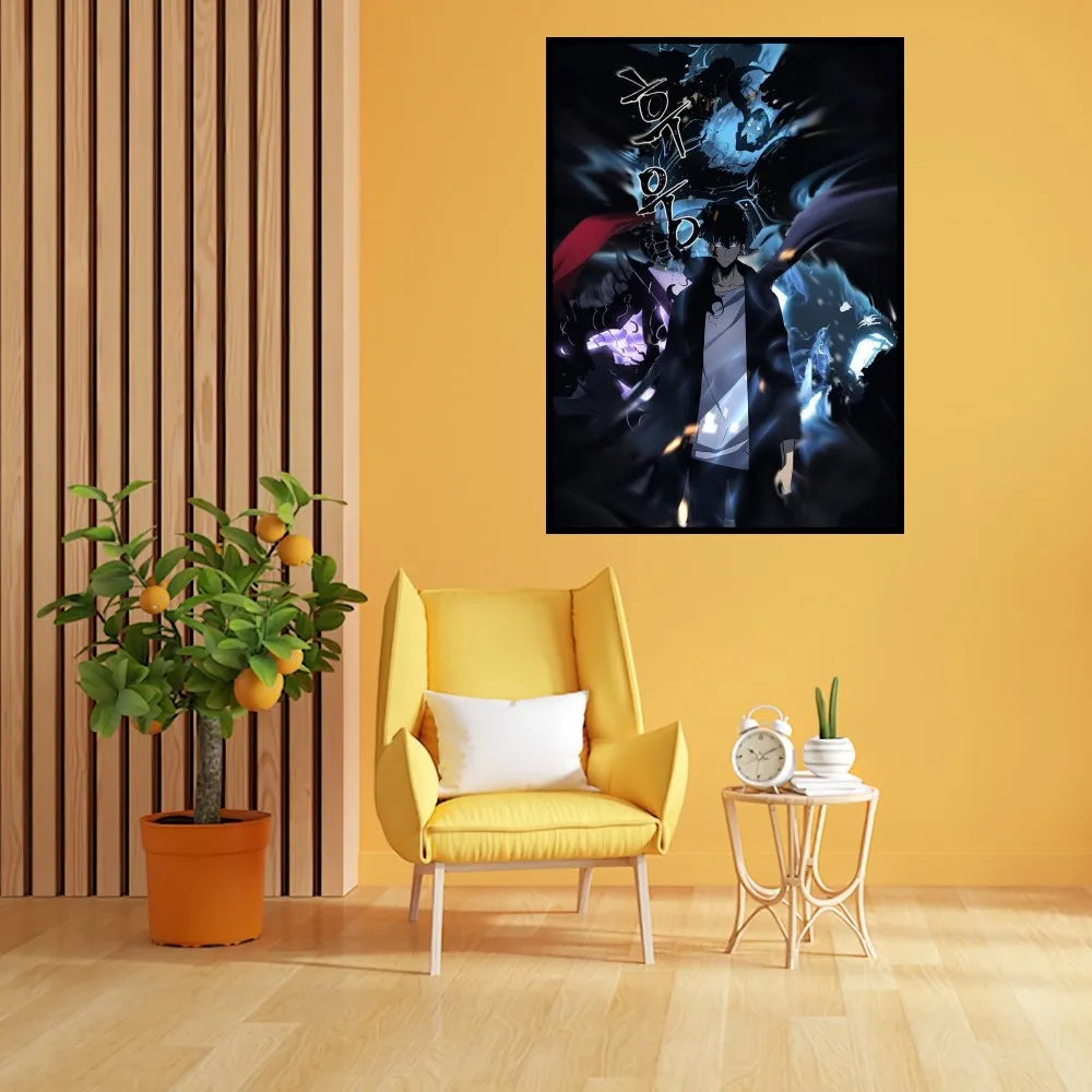 Solo Leveling Poster – Dynamic Wall Art for Anime Fans Eden of Clothes 