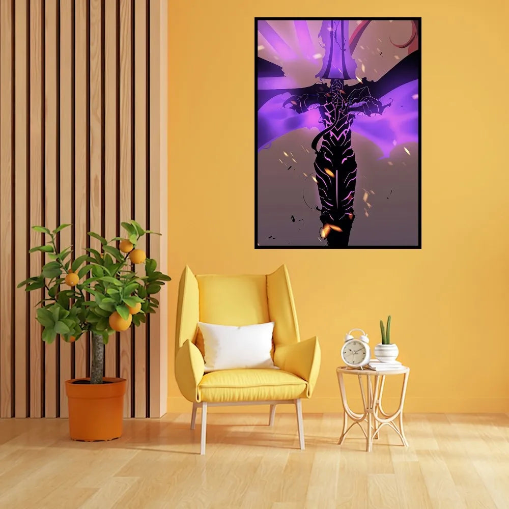 Solo Leveling Poster – Dynamic Wall Art for Anime Fans Eden of Clothes 