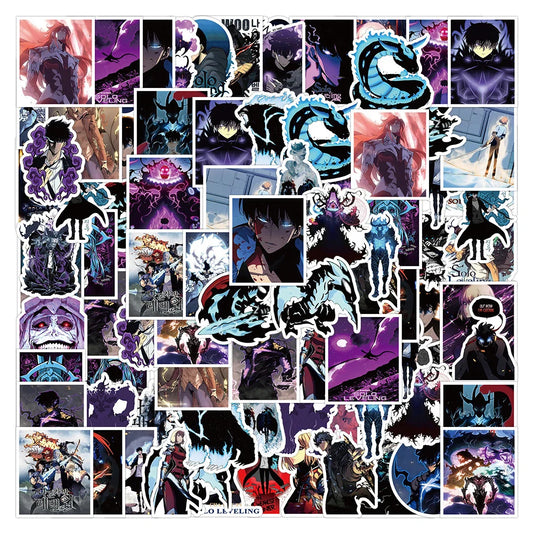 Solo Leveling Sticker Pack – Multiple Designs, Anime Collectible - Eden of Clothes