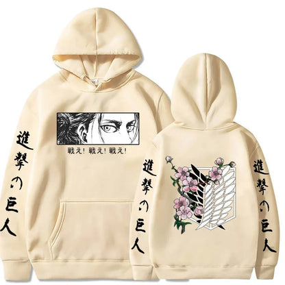 Plus Size Hoodie – Warm, Attack on Titan Eden of Clothes 