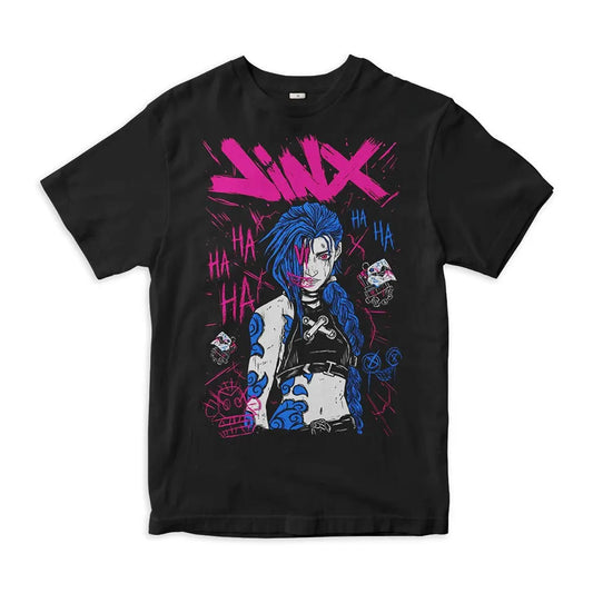 Jinx Art T-Shirt – Character Design, Arcane - Eden of Clothes