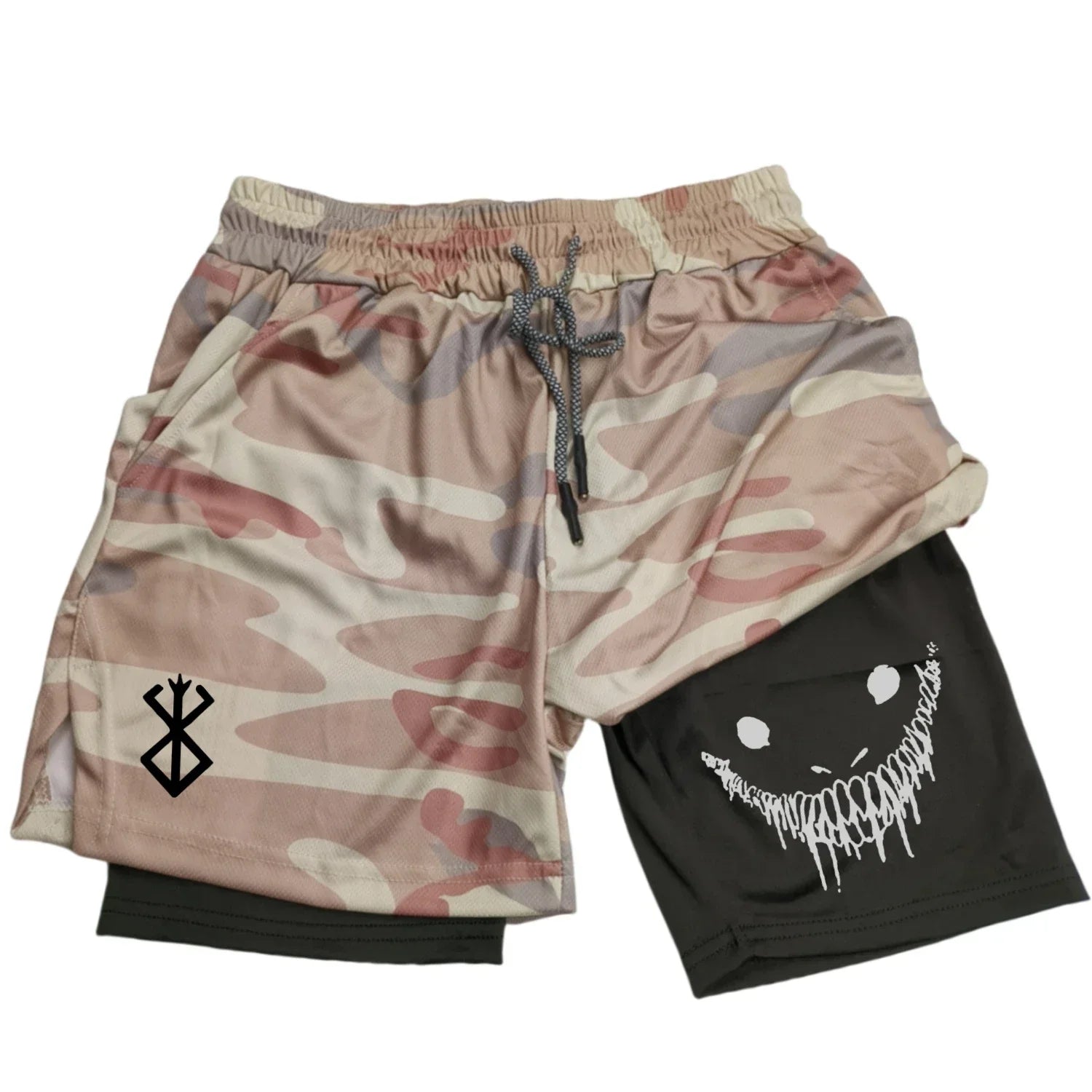 Gym Shorts – Sinister Smile, Berserk Unisex 