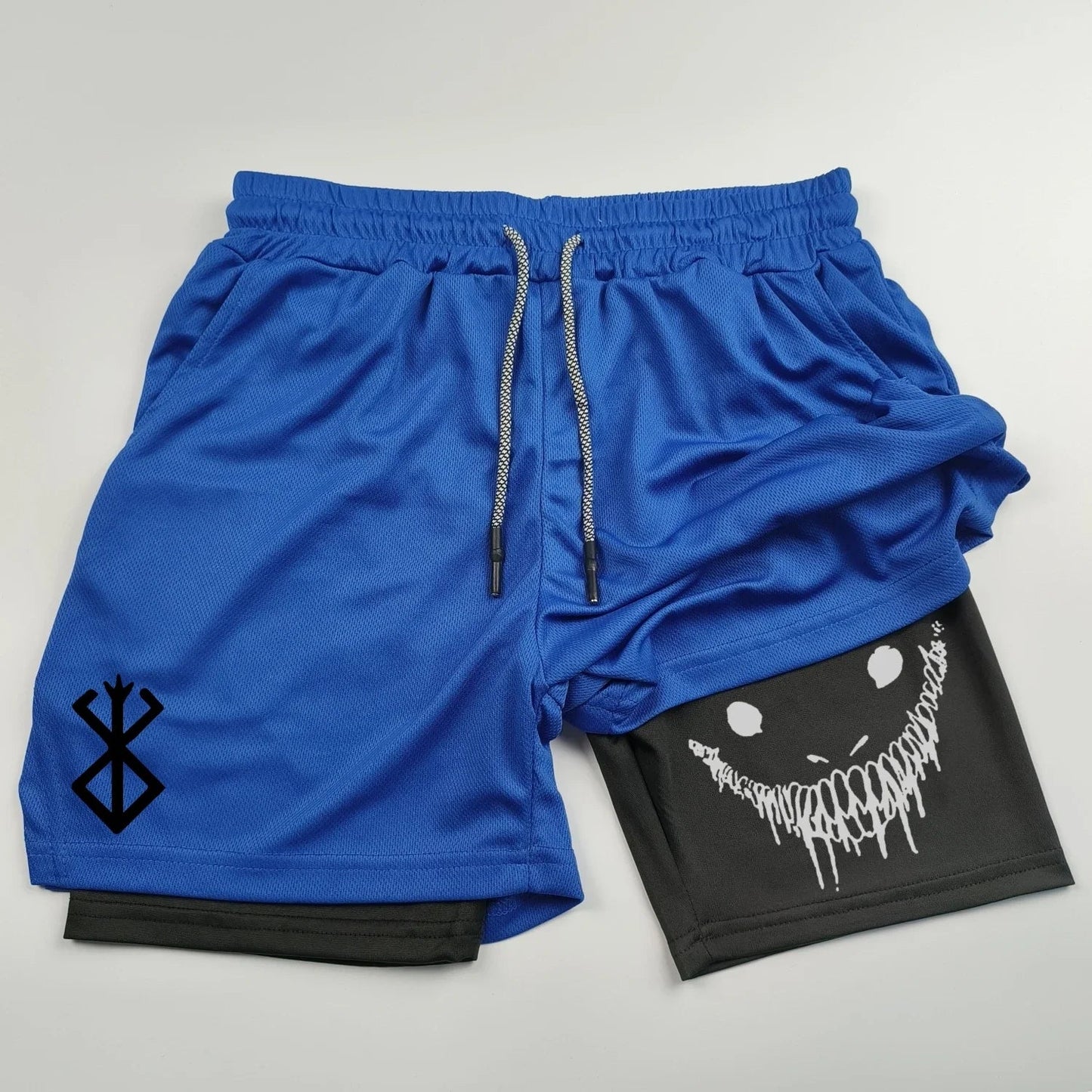 Gym Shorts – Sinister Smile, Berserk Unisex 