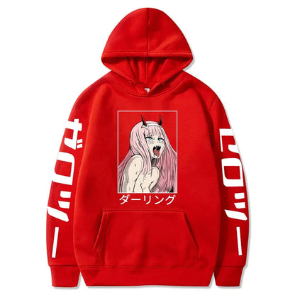 Ahegao Hoodie – Casual, Darling in the Franxx Eden of Clothes 
