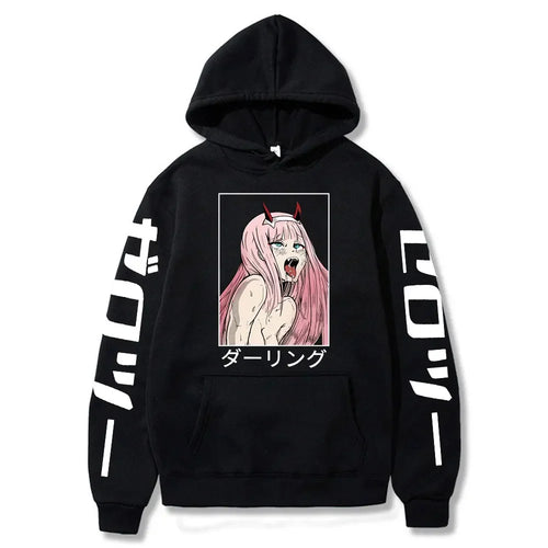 Ahegao Hoodie – Casual, Darling in the Franxx Eden of Clothes 