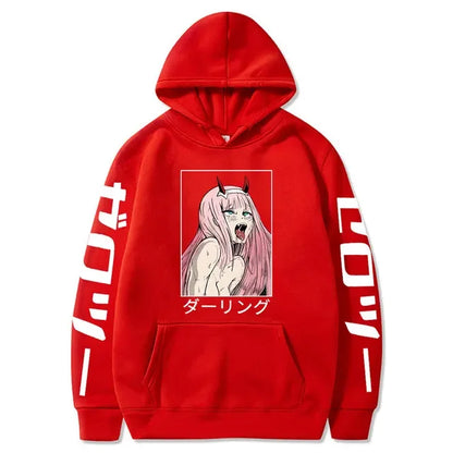Ahegao Hoodie – Casual, Darling in the Franxx Eden of Clothes 