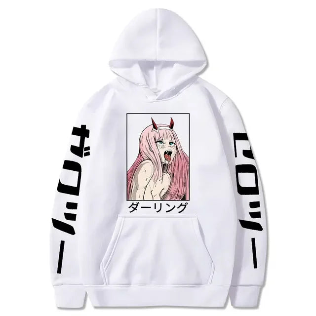 Ahegao Hoodie – Casual, Darling in the Franxx Eden of Clothes 