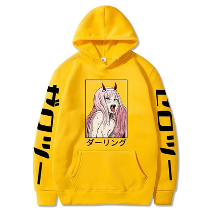 Ahegao Hoodie – Casual, Darling in the Franxx Eden of Clothes 