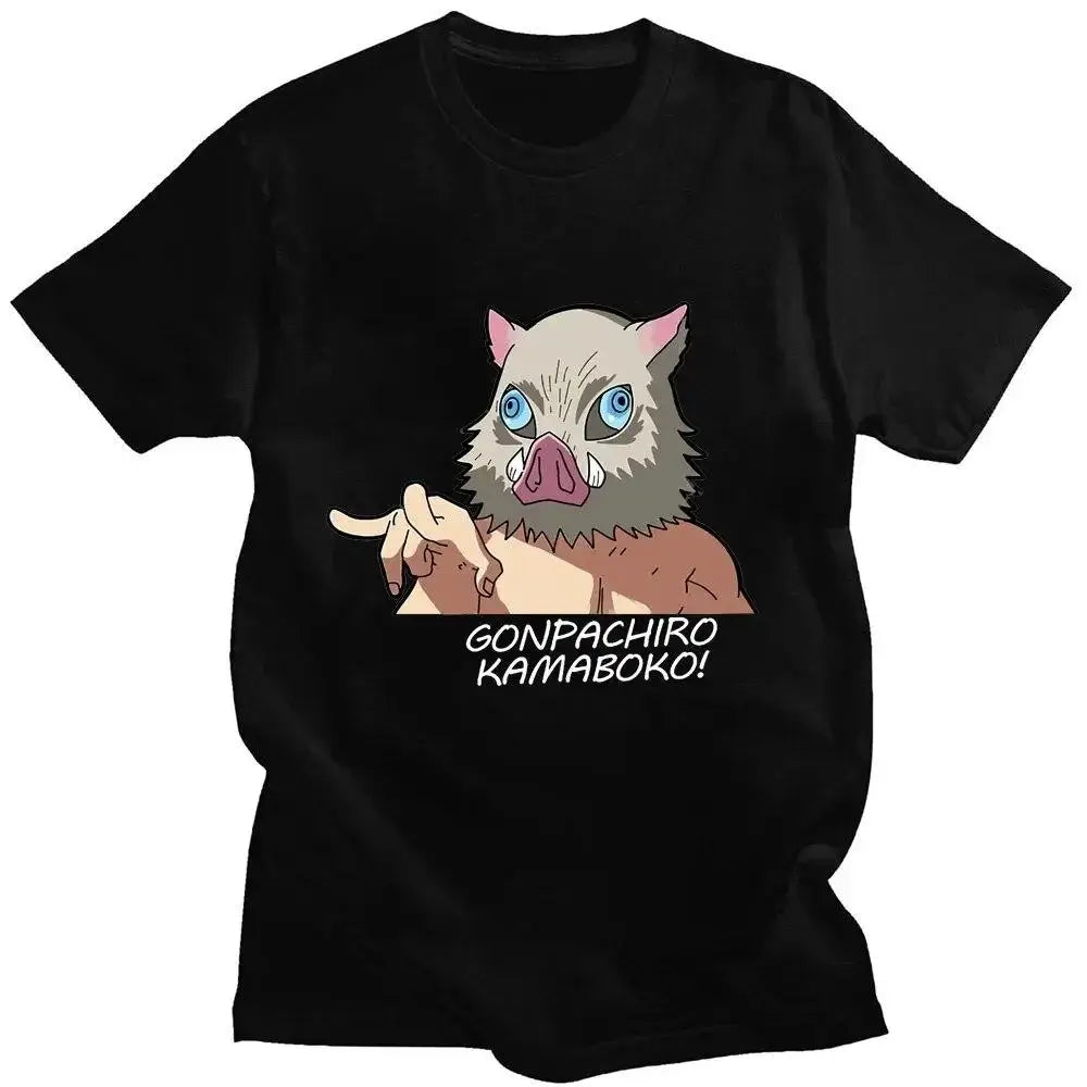 Demon Slayer Inosuke Casual T-Shirt Eden of Clothes 