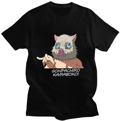 Demon Slayer Inosuke Casual T-Shirt Eden of Clothes 
