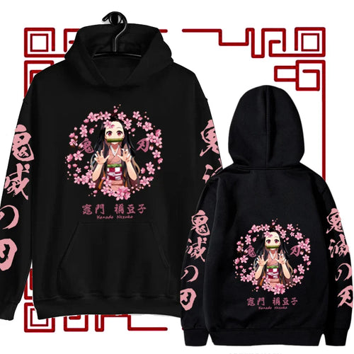 Nezuko Hoodie – Cherry Blossom, Demon Slayer Unisex 