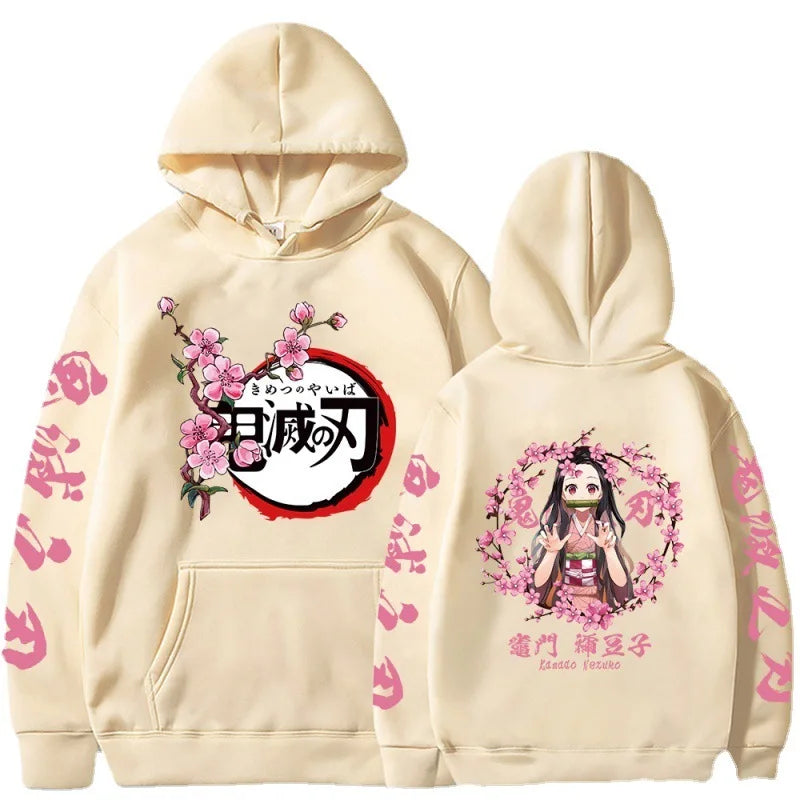 Nezuko Hoodie – Cherry Blossom, Demon Slayer Unisex 