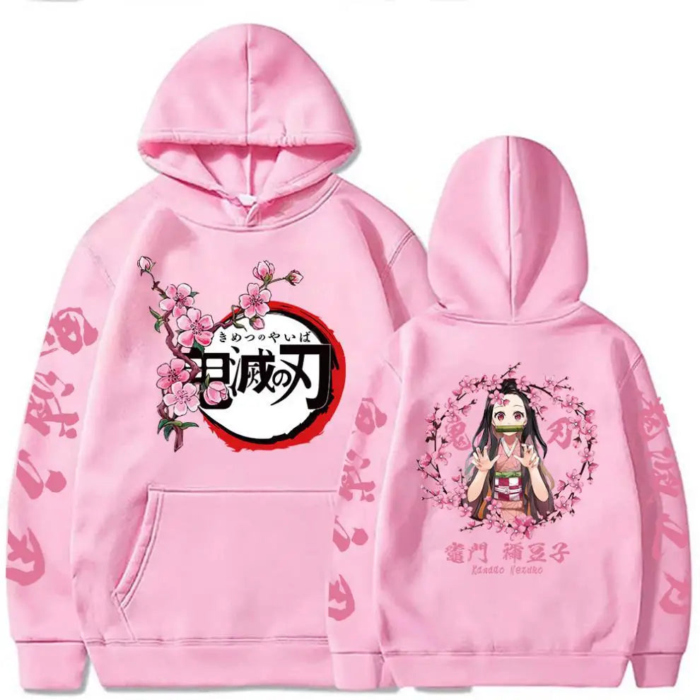 Nezuko Hoodie – Cherry Blossom, Demon Slayer Unisex 