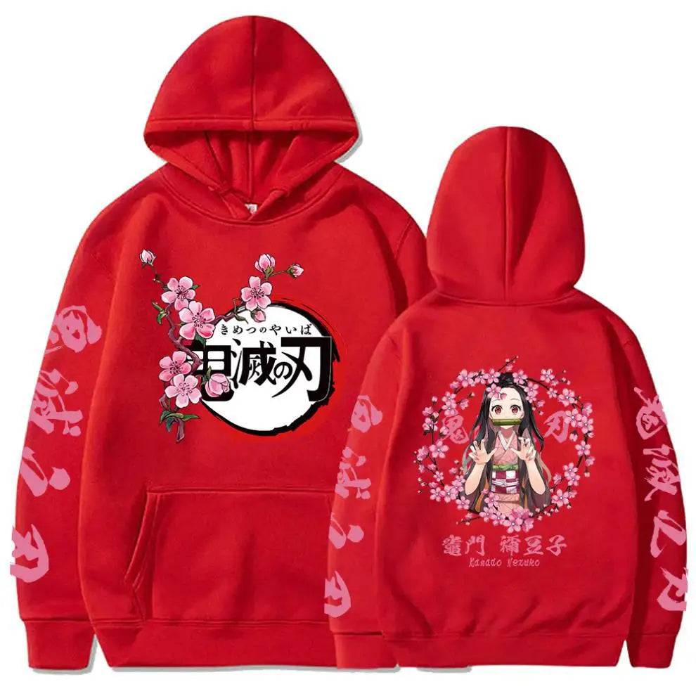 Nezuko Hoodie – Cherry Blossom, Demon Slayer Unisex 