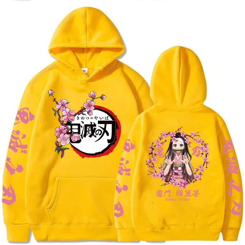 Nezuko Hoodie – Cherry Blossom, Demon Slayer Unisex 